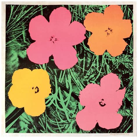 andy warhol flowers 1964.